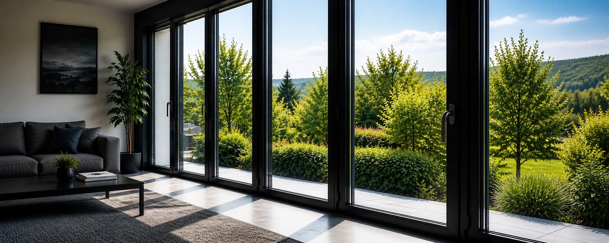 Baies vitrées haute performance - menuiseries rénovées